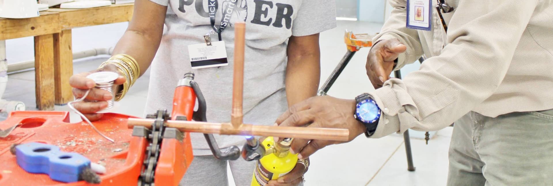 Plumbing technology training