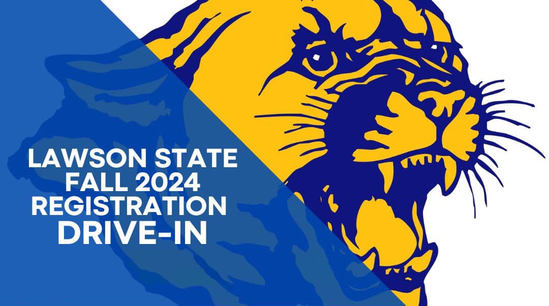 Drive-in registration at Lawson State